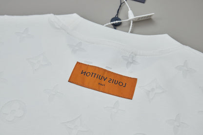 260106 New high-quality custom-made fabric jacquard short-sleeved T-shirt