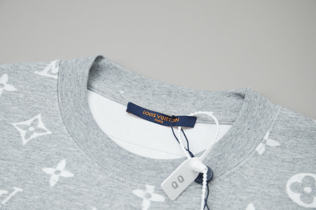260106 New high-quality custom-made fabric jacquard short-sleeved T-shirt