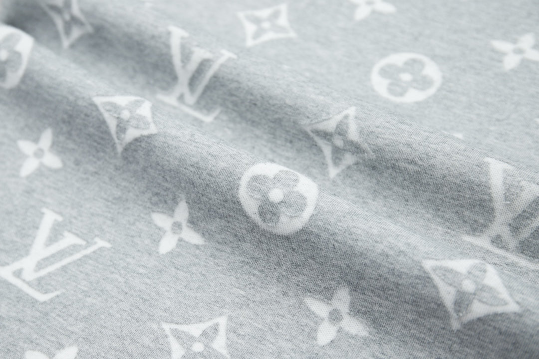 260106 New high-quality custom-made fabric jacquard short-sleeved T-shirt