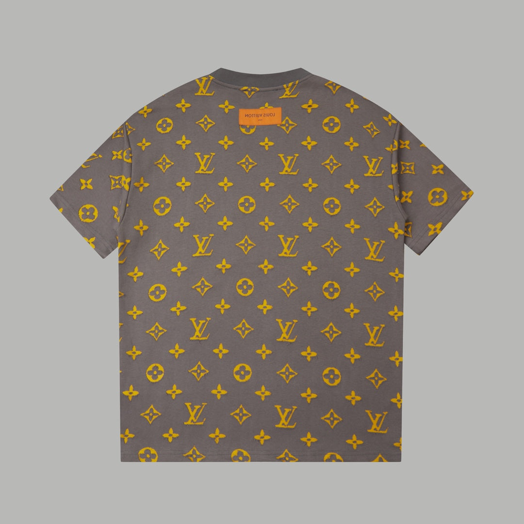 260106 New high-quality custom-made fabric jacquard short-sleeved T-shirt