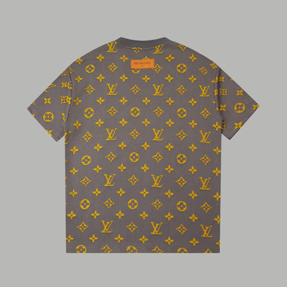 260106 New high-quality custom-made fabric jacquard short-sleeved T-shirt