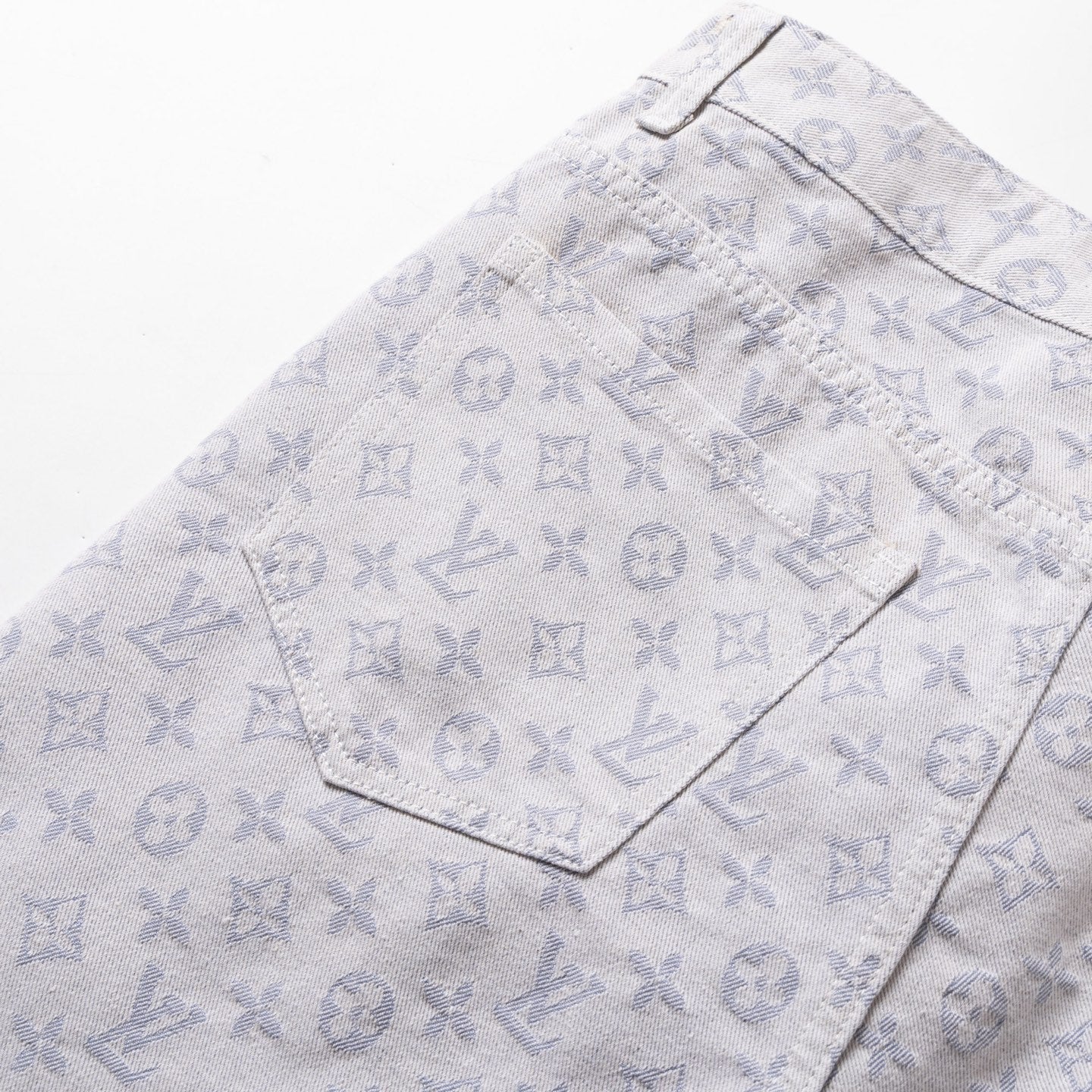 260113 New high-quality washed full-print denim shorts