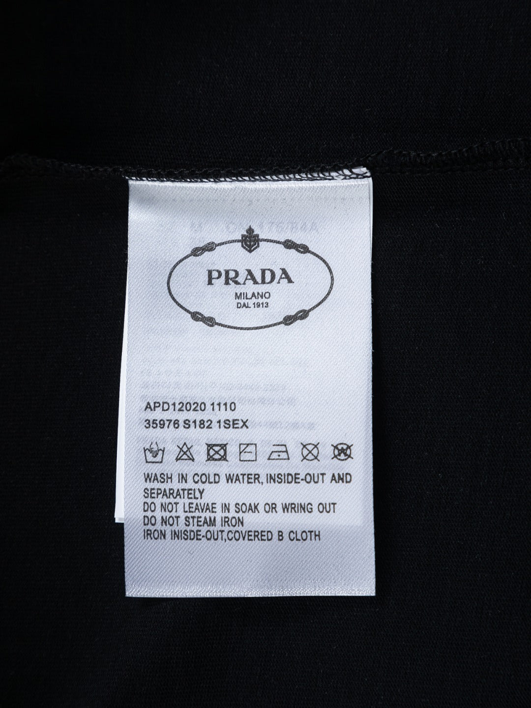 260113 New high-quality leather-lined logo T-shirt