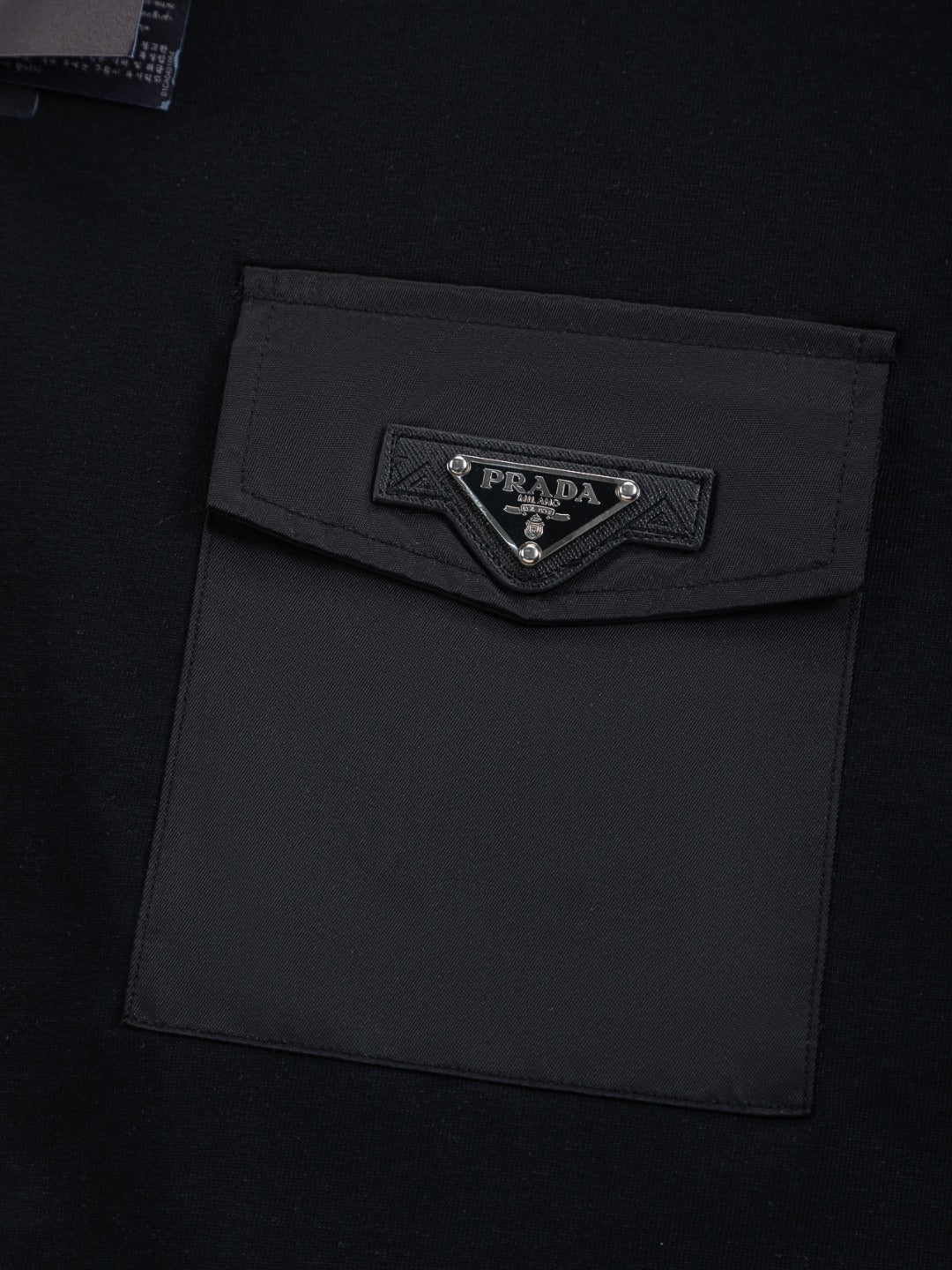 260113 New high-quality leather-lined logo T-shirt