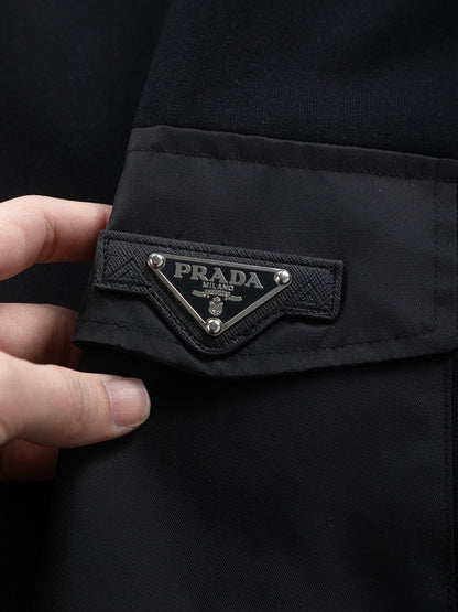 260113 New high-quality leather-lined logo T-shirt