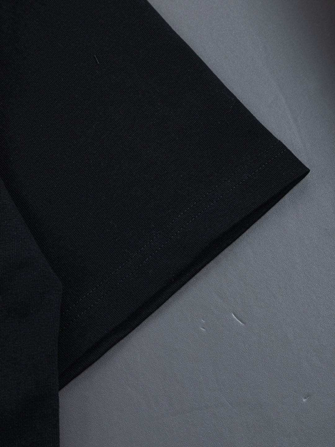 260113 New high-quality leather-lined logo T-shirt