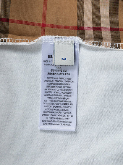 260113 New high-quality side-striped patchwork T-shirt