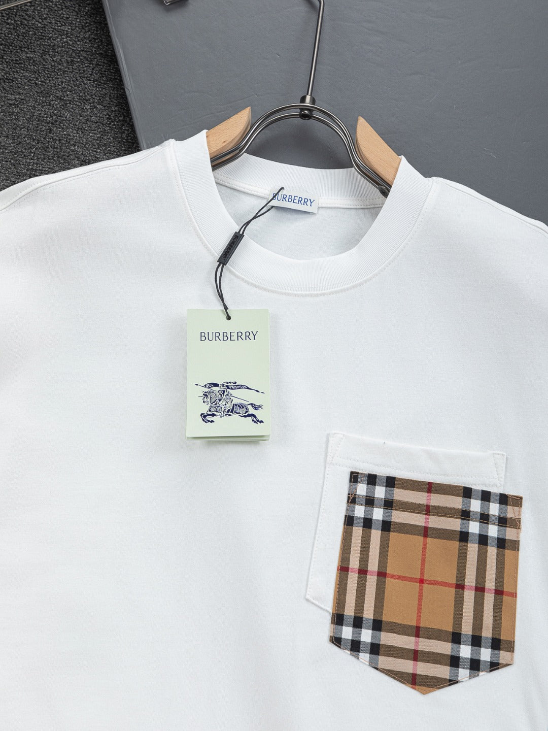 260113 New high-quality side-striped patchwork T-shirt
