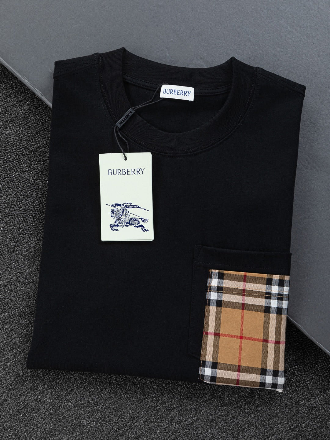 260113 New high-quality side-striped patchwork T-shirt