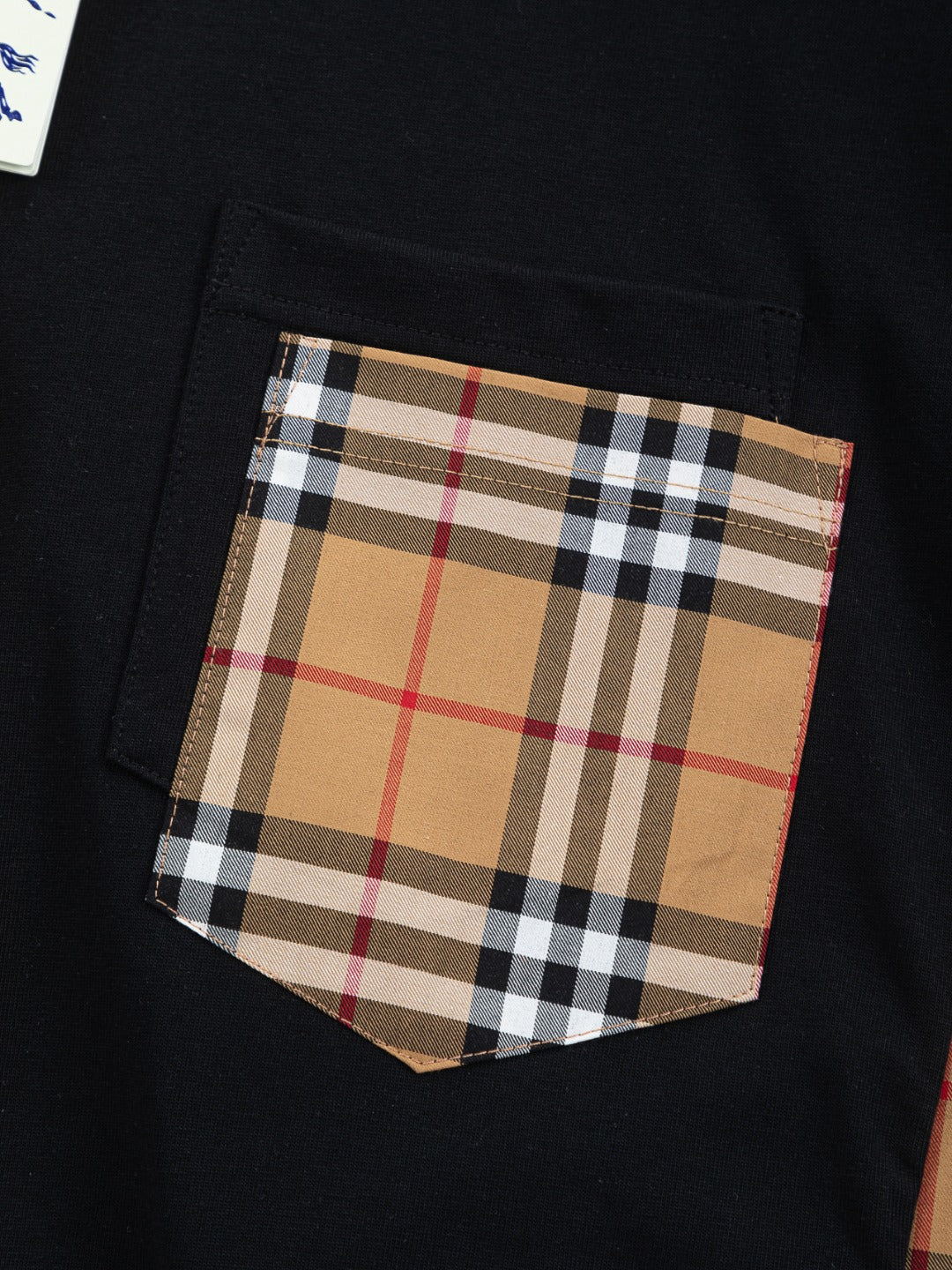260113 New high-quality side-striped patchwork T-shirt