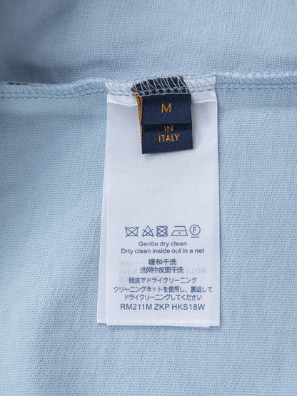 260113 New high-quality feature gradient printed T-shirt