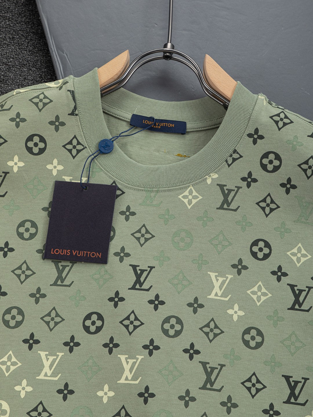 260113 New high-quality feature gradient printed T-shirt