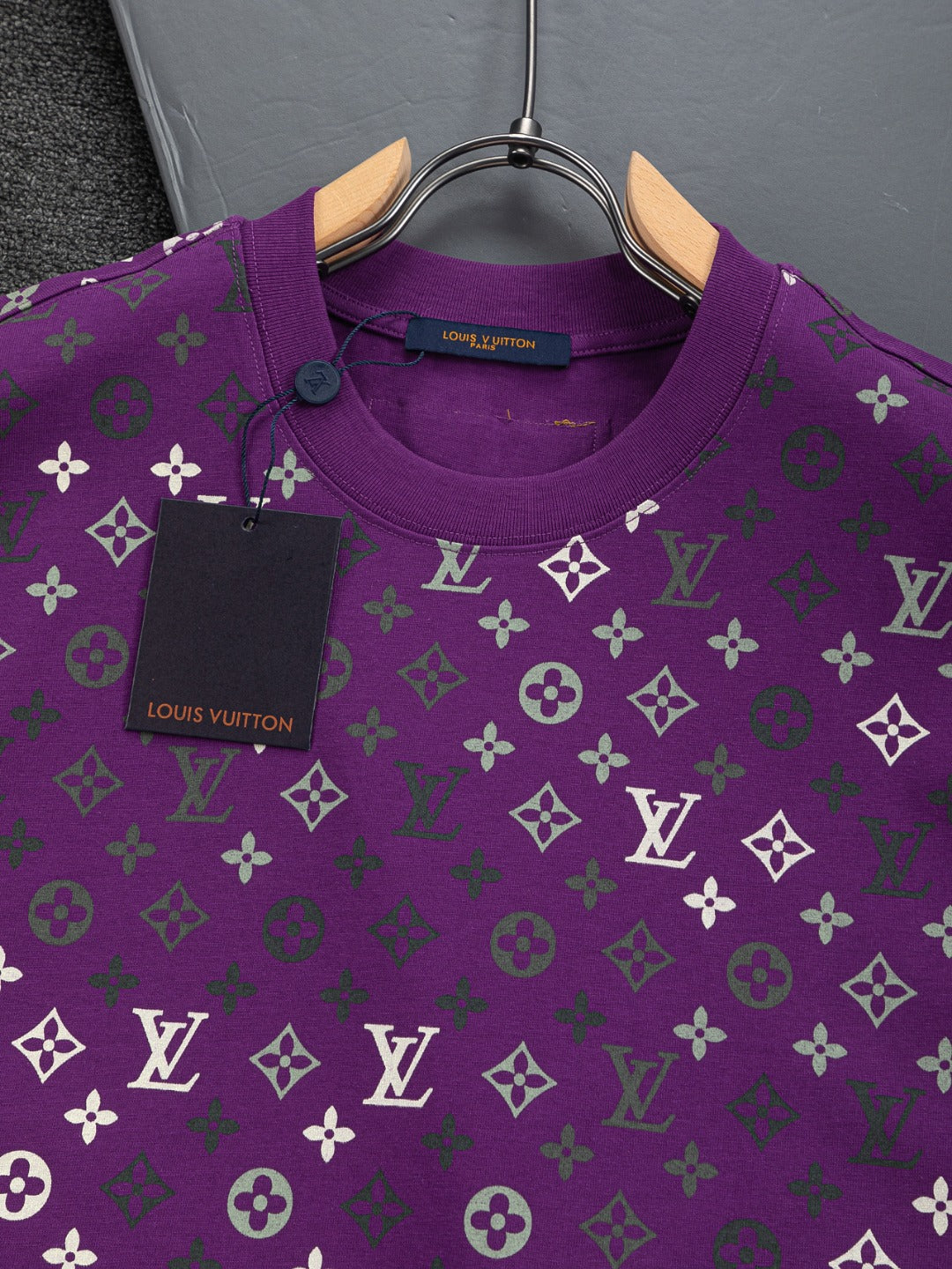 260113 New high-quality feature gradient printed T-shirt