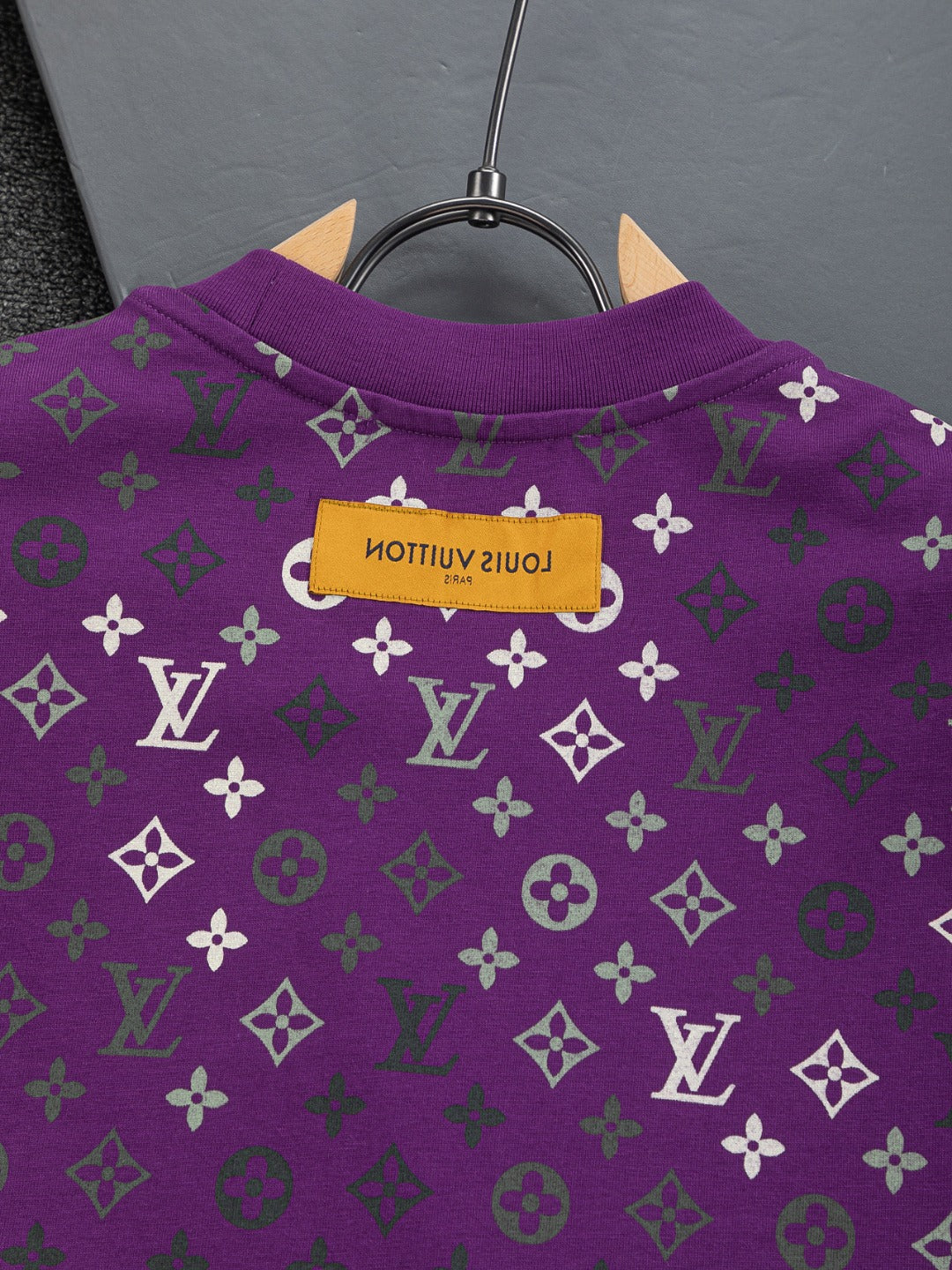 260113 New high-quality feature gradient printed T-shirt