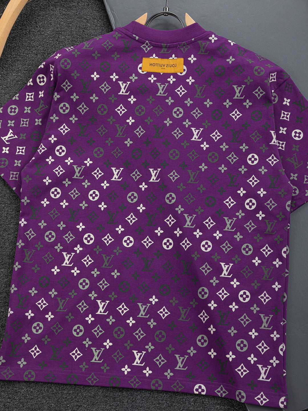 260113 New high-quality feature gradient printed T-shirt
