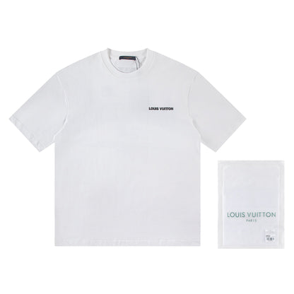 260113 New high-quality feature-printed T-shirt