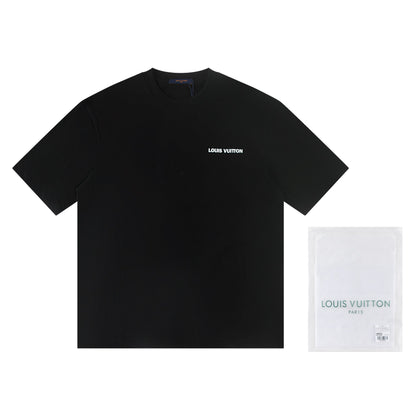 260113 New high-quality feature-printed T-shirt