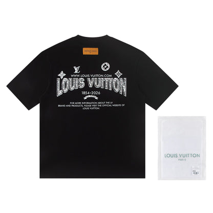 260113 New high-quality feature-printed T-shirt