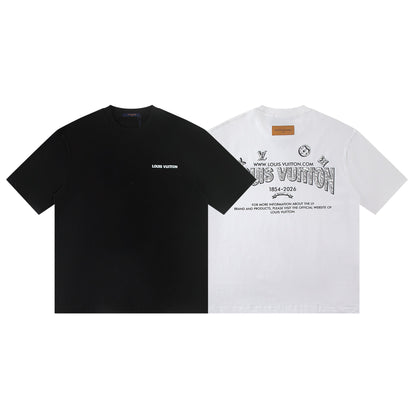 260113 New high-quality feature-printed T-shirt