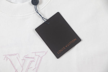 260113 New high-quality embroidered connected T-shirt