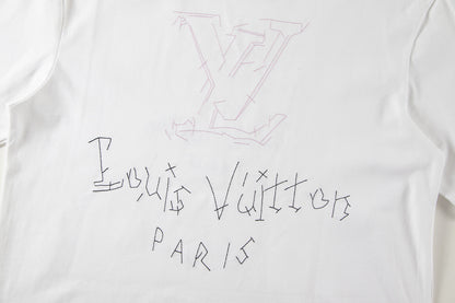 260113 New high-quality embroidered connected T-shirt