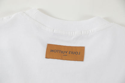 260113 New high-quality embroidered connected T-shirt