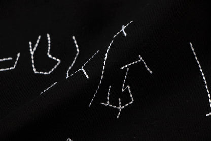 260113 New high-quality embroidered connected T-shirt