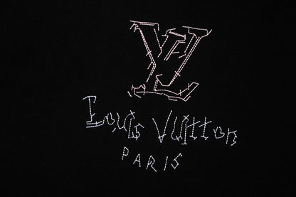 260113 New high-quality embroidered connected T-shirt