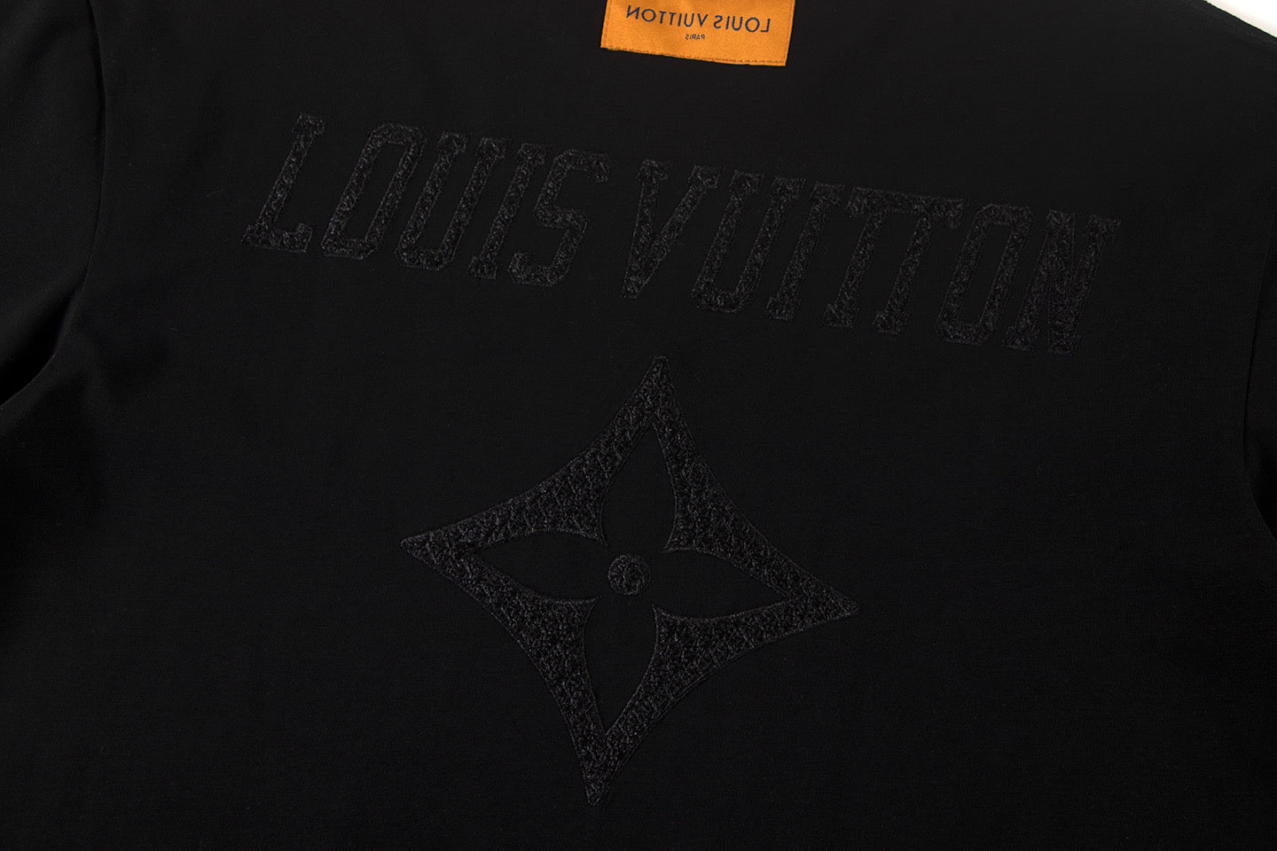 260113 New high-quality solid-color embroidered T-shirt