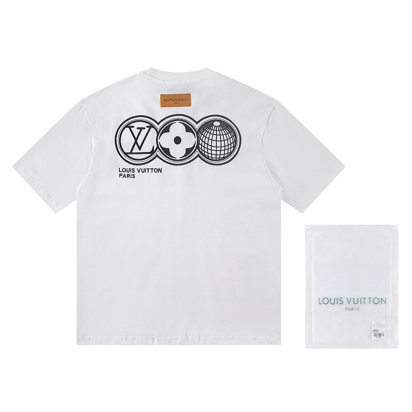 260113 New high-quality color-block embroidered T-shirt