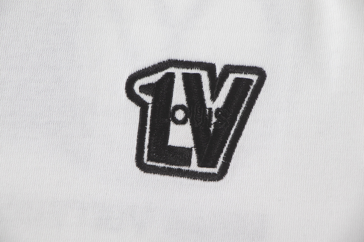260113 New high-quality color-block embroidered T-shirt