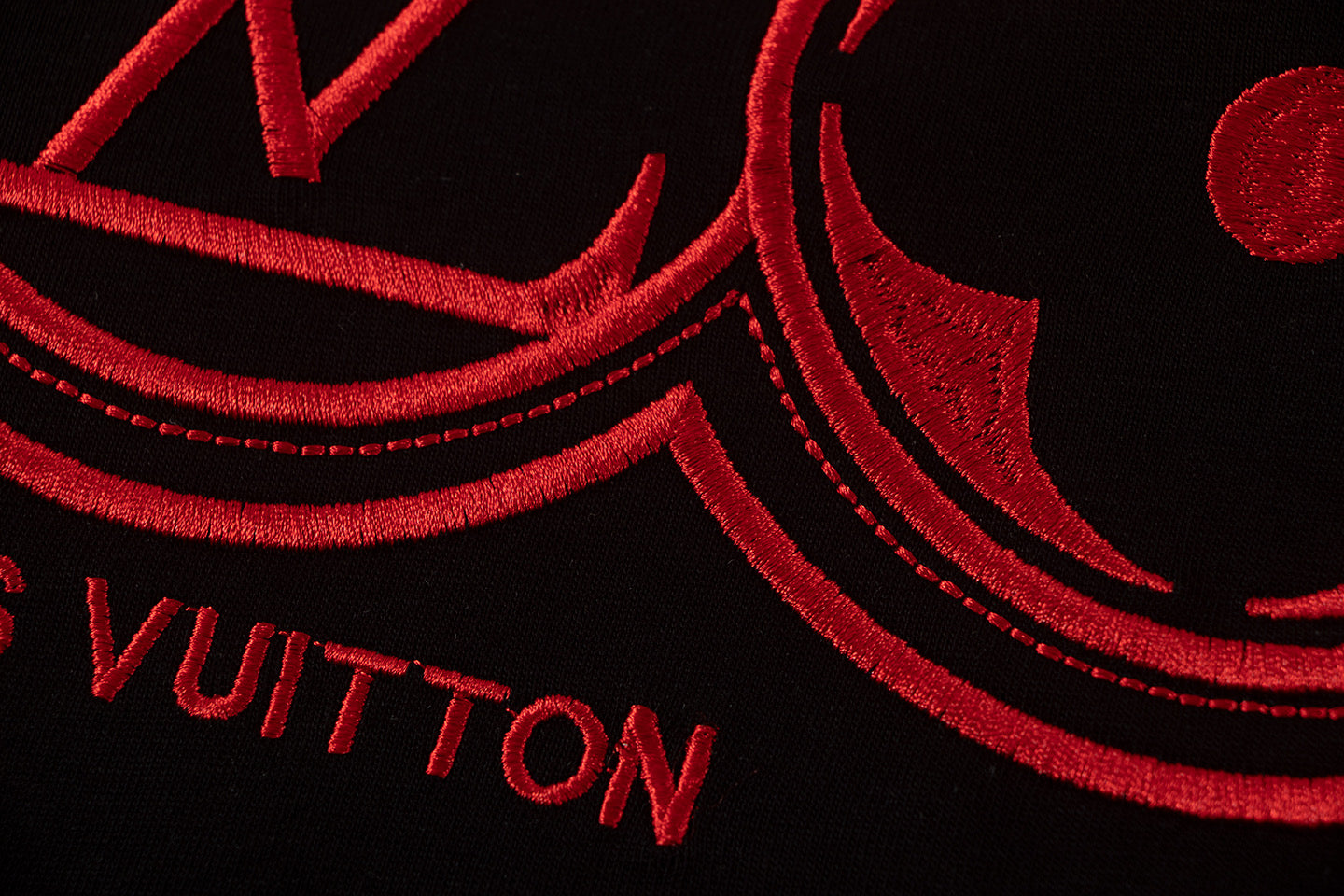 260113 New high-quality color-block embroidered T-shirt