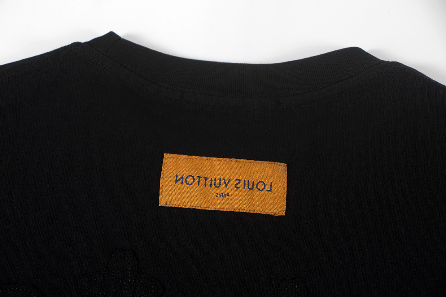 260113 New high-quality matching-color patch embroidery T-shirt