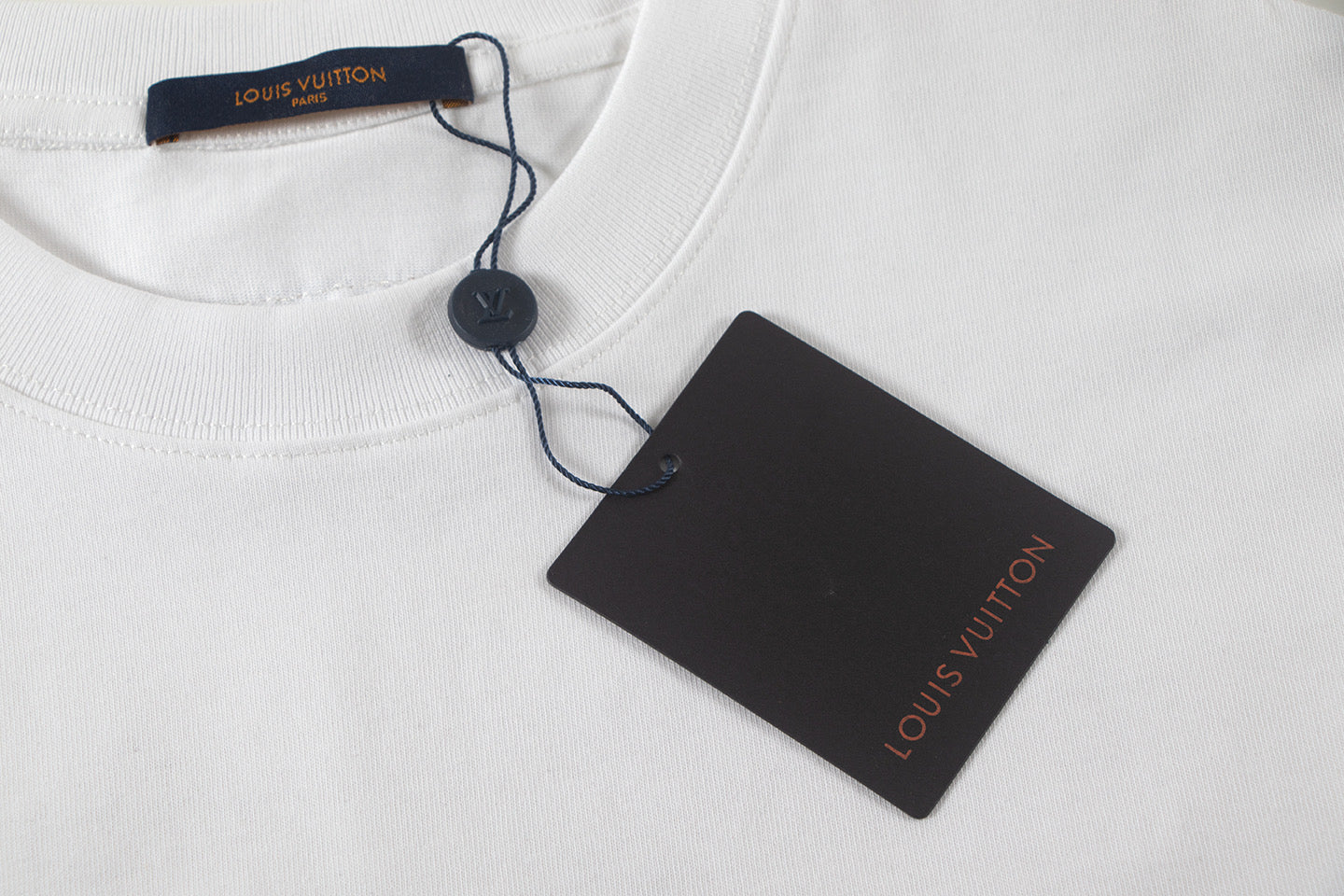 260113 New high-quality matching-color patch embroidery T-shirt
