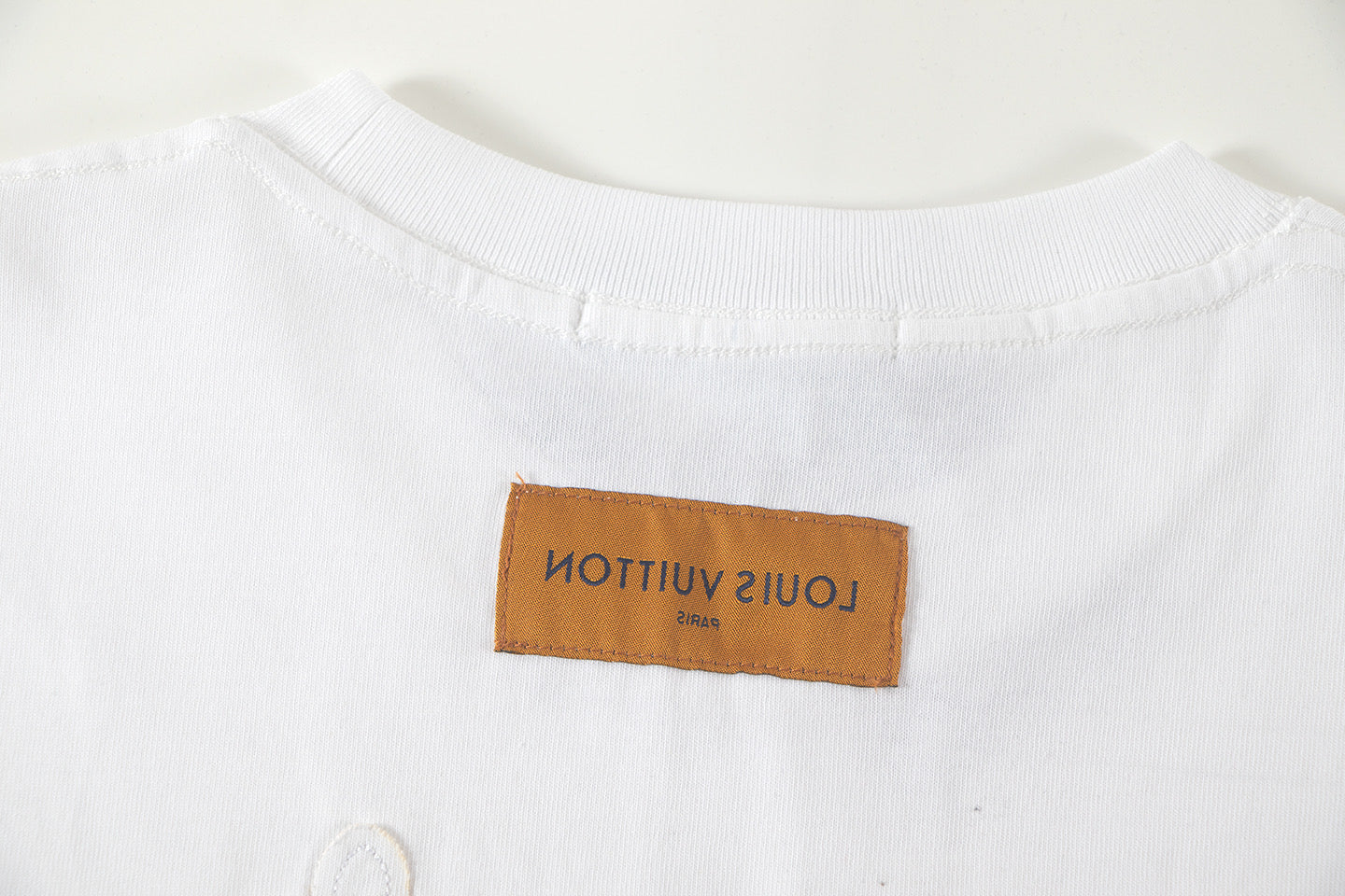 260113 New high-quality matching-color patch embroidery T-shirt