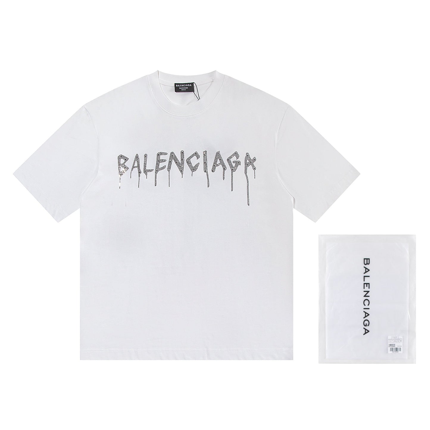 260113 New high-quality classic beaded T-shirt
