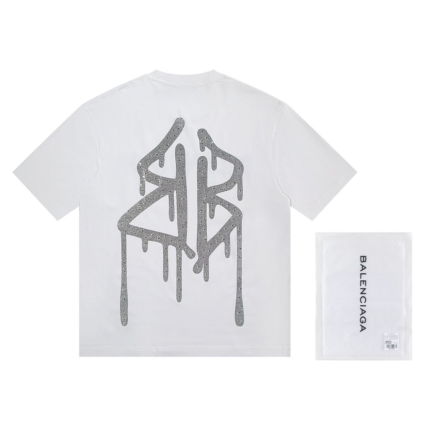 260113 New high-quality classic beaded T-shirt
