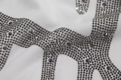 260113 New high-quality classic beaded T-shirt