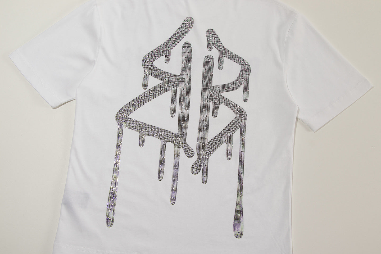 260113 New high-quality classic beaded T-shirt