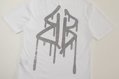 260113 New high-quality classic beaded T-shirt