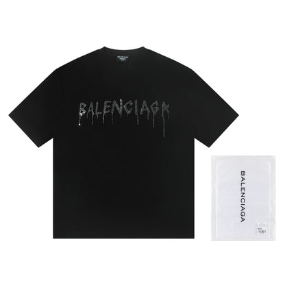 260113 New high-quality classic beaded T-shirt