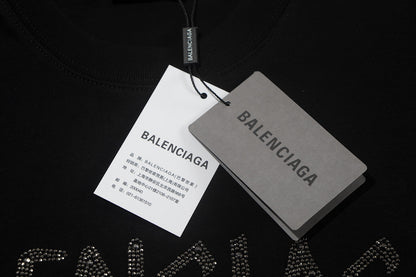 260113 New high-quality classic beaded T-shirt