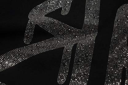 260113 New high-quality classic beaded T-shirt