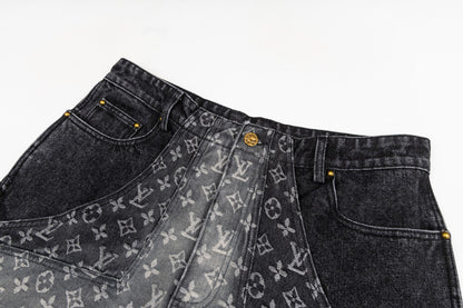 260113 New high-quality Hobbit gradient denim trousers
