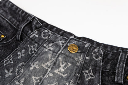 260113 New high-quality Hobbit gradient denim trousers