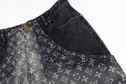 260113 New high-quality Hobbit gradient denim trousers
