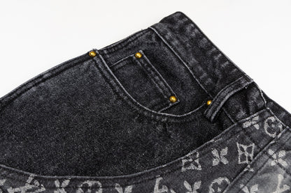260113 New high-quality Hobbit gradient denim trousers