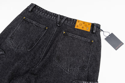 260113 New high-quality Hobbit gradient denim trousers