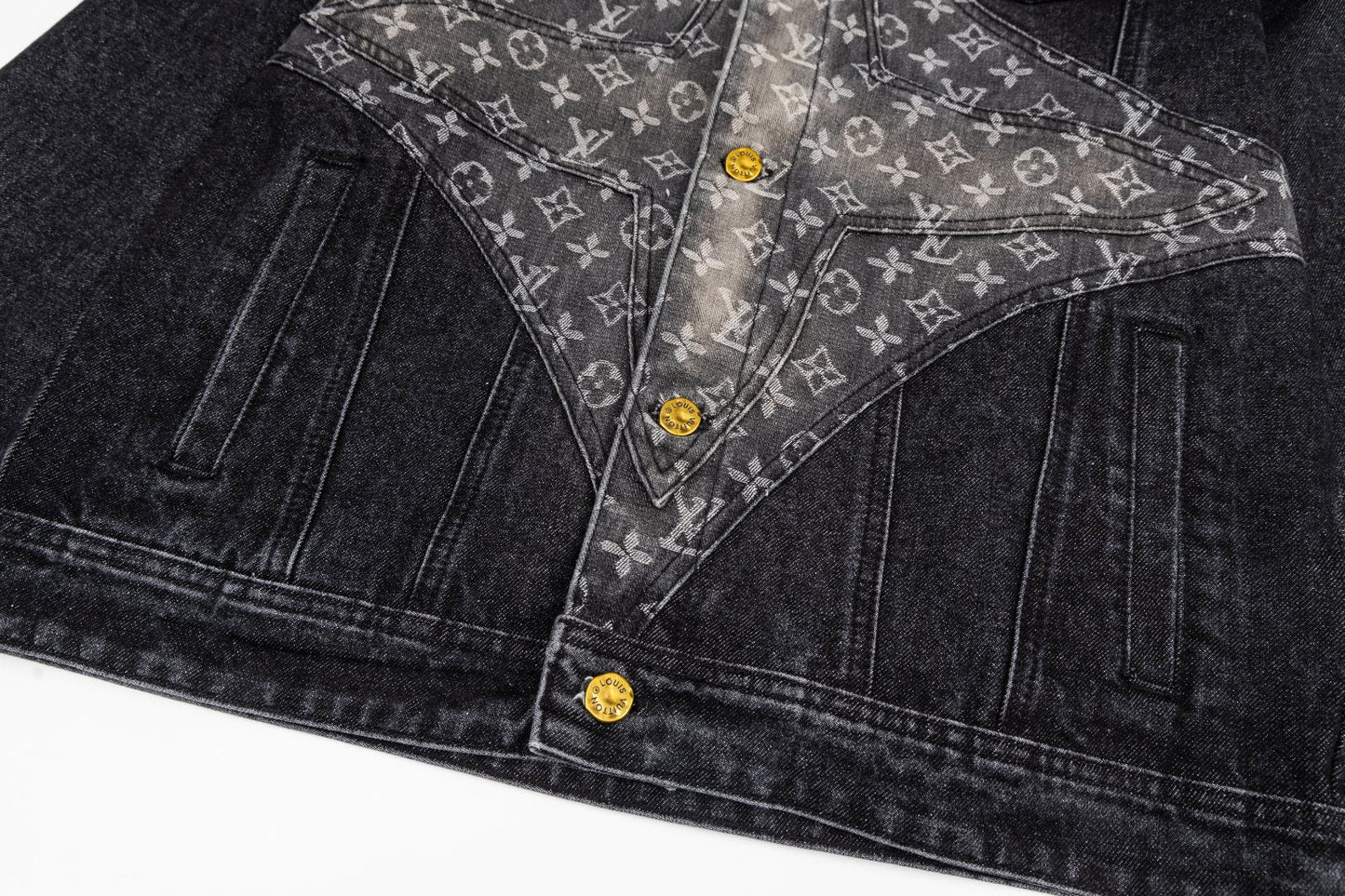 260113 New high-quality Hobbit gradient denim jacket