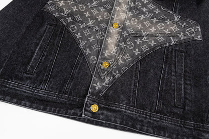 260113 New high-quality Hobbit gradient denim jacket